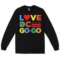Black love dc gogo Long Sleeve Tee - artisFamous