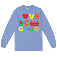 Colony Blue love dc gogo Long Sleeve Tee - artisFamous