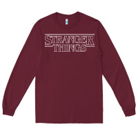 Burgundy Stranger Long Sleeve Tee - artisFamous