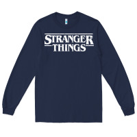 Navy Stranger Long Sleeve Tee - artisFamous