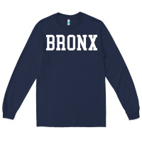 Navy bronx Long Sleeve Tee - artisFamous