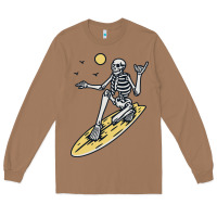 Toasted Coconut Surfing Long Sleeve Tee - artisFamous