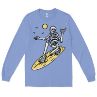 Colony Blue Surfing Long Sleeve Tee - artisFamous