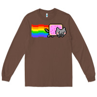Chestnut Nyan Cat Long Sleeve Tee - artisFamous