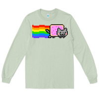 Matcha Nyan Cat Long Sleeve Tee - artisFamous