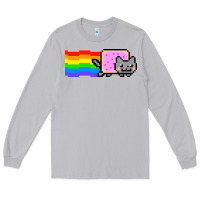 Moon Dust Nyan Cat Long Sleeve Tee - artisFamous