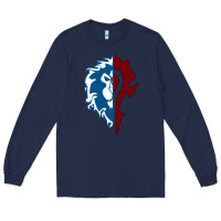 Navy WORLD OF WARCRAFT MISTS OF PANDARIA HORDE Long Sleeve Tee - artisFamous
