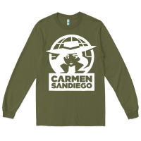 Army Green carmen sandiego Long Sleeve Tee - artisFamous