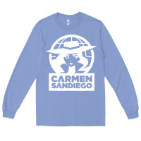 Colony Blue carmen sandiego Long Sleeve Tee - artisFamous