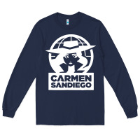 Navy carmen sandiego Long Sleeve Tee - artisFamous