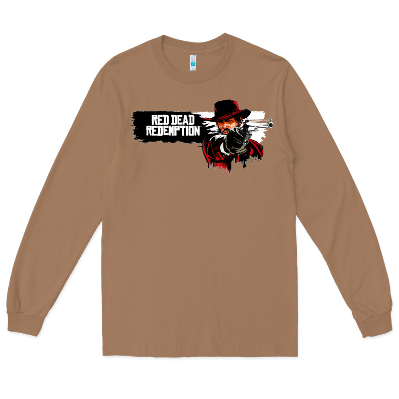Red Dead Redemption 2 Red Moon Cowboy Long Sleeve Tee by artisFamous | Teevron