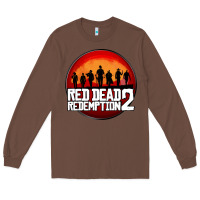 Chestnut Red Dead Redemption 2 Red Moon Cowboy Long Sleeve Tee - artisFamous