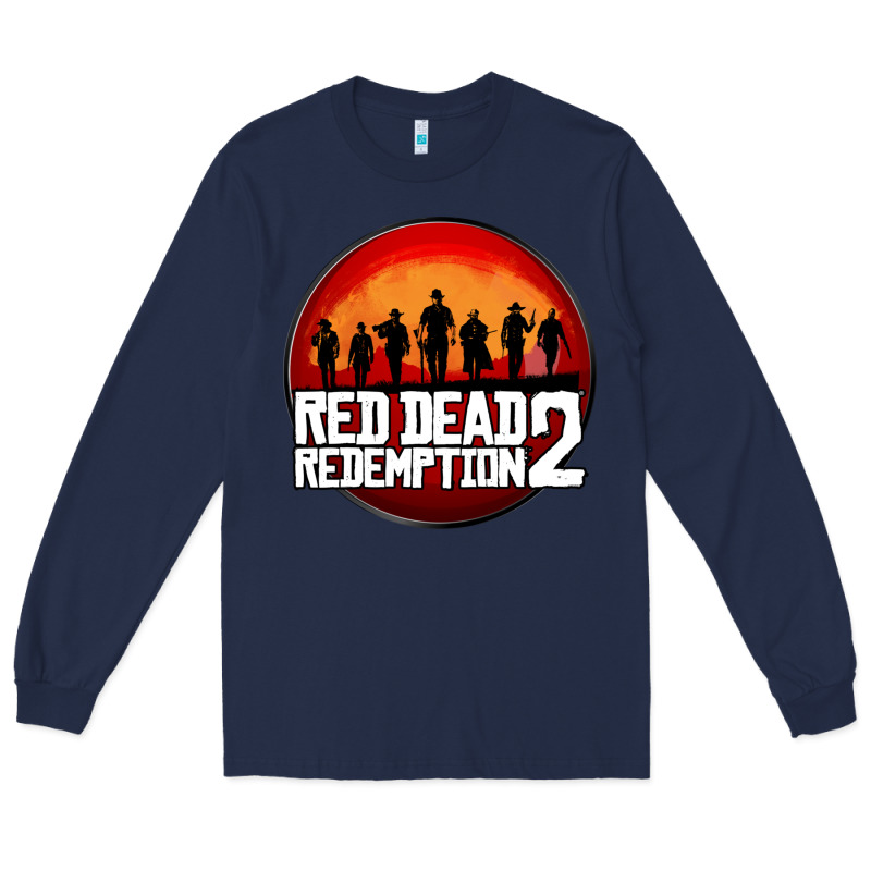 Red Dead Redemption 2 Red Moon Cowboy Long Sleeve Tee by artisFamous | Teevron