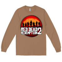 Toasted Coconut Red Dead Redemption 2 Red Moon Cowboy Long Sleeve Tee - artisFamous