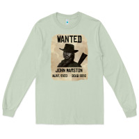 Matcha Red Dead Redemption 2 Red Moon Cowboy wanted john marston Long Sleeve Tee - artisFamous