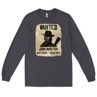 Smoke Red Dead Redemption 2 Red Moon Cowboy wanted john marston Long Sleeve Tee - artisFamous