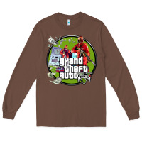 Chestnut Grand Theft Auto Long Sleeve Tee - artisFamous