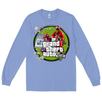 Colony Blue Grand Theft Auto Long Sleeve Tee - artisFamous