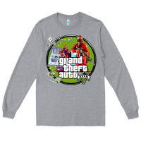 Heather Grey Grand Theft Auto Long Sleeve Tee - artisFamous