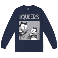 Navy The Queers Long Sleeve Tee - artisFamous