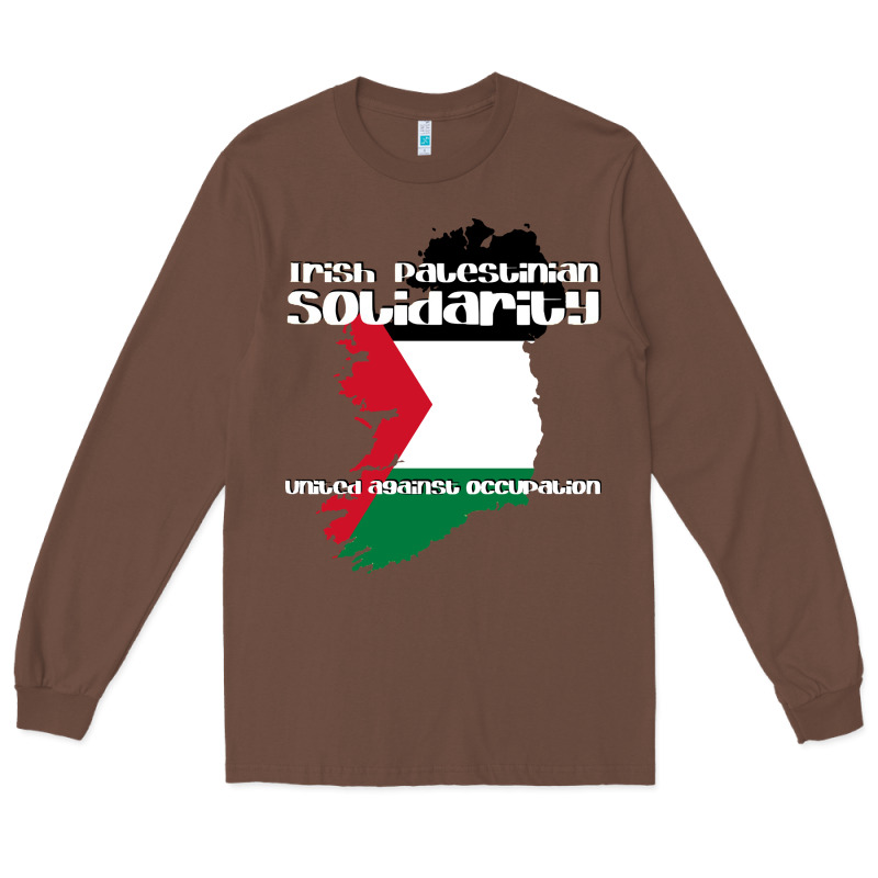 Irish Palestinian Solidarity Long Sleeve Tee by artisFamous | Teevron