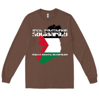 Chestnut irish palestinian solidarity Long Sleeve Tee - artisFamous