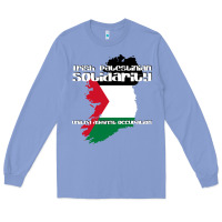 Colony Blue irish palestinian solidarity Long Sleeve Tee - artisFamous