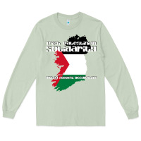 Matcha irish palestinian solidarity Long Sleeve Tee - artisFamous