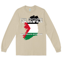 Mushroom irish palestinian solidarity Long Sleeve Tee - artisFamous