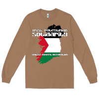 Toasted Coconut irish palestinian solidarity Long Sleeve Tee - artisFamous