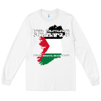 White irish palestinian solidarity Long Sleeve Tee - artisFamous