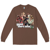 Chestnut Grand Theft Auto Long Sleeve Tee - artisFamous
