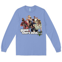 Colony Blue Grand Theft Auto Long Sleeve Tee - artisFamous