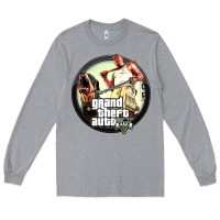 Heather Grey Grand Theft Auto Long Sleeve Tee - artisFamous