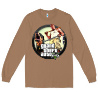 Toasted Coconut Grand Theft Auto Long Sleeve Tee - artisFamous