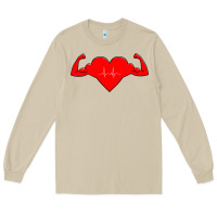 Mushroom Healthy Heart Long Sleeve Tee - artisFamous