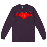 Plum Healthy Heart Long Sleeve Tee - artisFamous