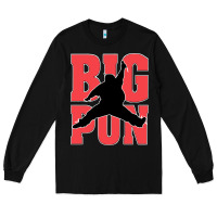 Black Big Pun Long Sleeve Tee - artisFamous