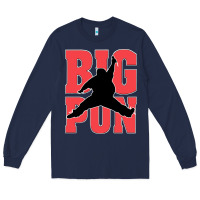 Navy Big Pun Long Sleeve Tee - artisFamous