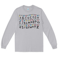 Moon Dust Stranger Lights Alphabet Long Sleeve Tee - artisFamous