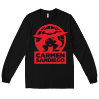 Black carmen sandiego Long Sleeve Tee - artisFamous