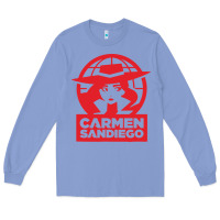 Colony Blue carmen sandiego Long Sleeve Tee - artisFamous