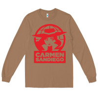 Toasted Coconut carmen sandiego Long Sleeve Tee - artisFamous