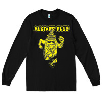 Black mustard plug Long Sleeve Tee - artisFamous
