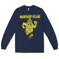 Navy mustard plug Long Sleeve Tee - artisFamous