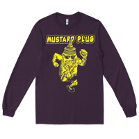 Plum mustard plug Long Sleeve Tee - artisFamous