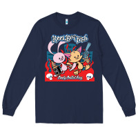 Navy reel big fish candy coated fury Long Sleeve Tee - artisFamous