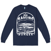 Navy Big Kahuna Burger - Tarantino Long Sleeve Tee - artisFamous