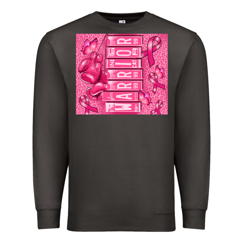 Warrior Breast Cancer Premium Sweatshirt by RanaPortraitStore | Teevron