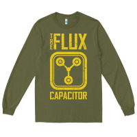 Army Green Back to the future flux capacitor Long Sleeve Tee - artisFamous